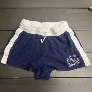 Forever 21 Navy and White Textured Shorts